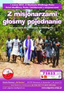 KOMUNIKAT NA NIEDZIELĘ AD GENTES