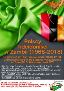 Sympozjum na UKSW poświęcone polskim fideidonistom z Zambii