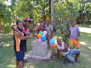Poświęcenie studni w Bomana PNG